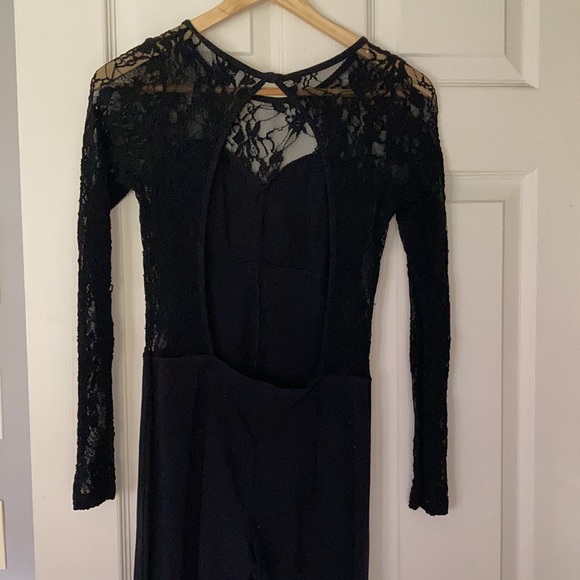 Asos backless long sleeve play suit - Picture 3 of 3